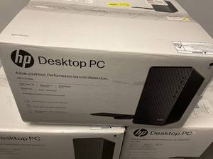 lot 50 image: LOT OF 7 HP Windows Desktop Intel Core i5-13400 12GB RAM 512GB SSD Dark Black