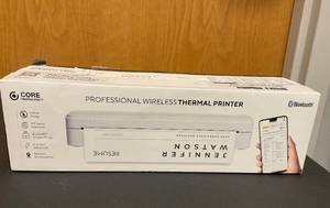 lot 44 image: Core Innovations Pro Wireless Inkless Thermal Printer, iOS & Android Compatible, 8.5 x 11