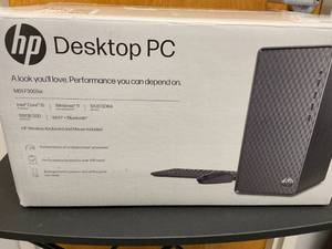 lot 49 image: HP Windows Desktop Intel Core i5-13400 12GB RAM 512GB SSD Dark Black
