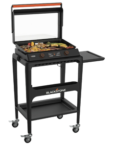 lot 94 image: Blackstone E-Series 2-Burner 22 Electric Tabletop Griddle with Prep Cart