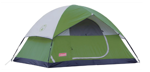 lot 131 image: Coleman Sundome 4-Person Dome Camping Tent, 1 Room, Green