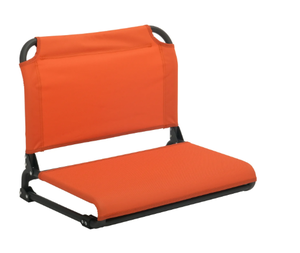 lot 507 image: Ozark Trail Extra Wide Stadium Seat with Hooks, Orange