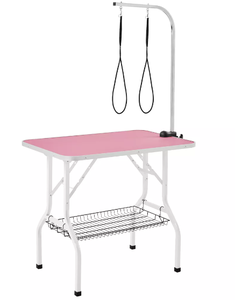 lot 615 image: Yaheetech 36W Pet Grooming Table with Adjustable Arm