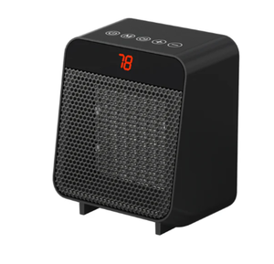 lot 509 image: Soleil Electric Digital Ceramic Heater 1500W Indoor Black PTC-916B