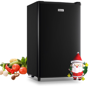 lot 51 image: WANAI Mini Refrigerator 3.2 Cu.Ft, Single Door, Adjustable Thermostat