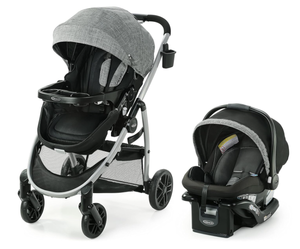 lot 80 image: Graco Modes Pramette Travel System  Stroller & Car Seat Combo  3-in-1 Stroller Modes