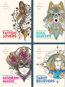 lot 113 image: LOT OF 3 Oracle Series 4 pack Coloring Books (Paperback)
