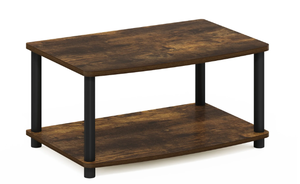 lot 176 image: Furinno Turn-N-Tube No Tools 2-Tier Elevated TV Stands