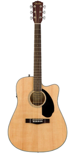 lot 186 image: Fender CD-60SCE Solid Top Dreadnought Acoustic-Electric Guitar
