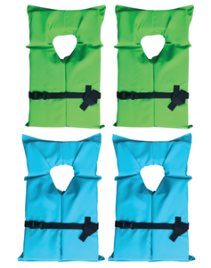 lot 213 image: 4PCS OBrien Type CGA Approved Life Jacket wBag for Boats