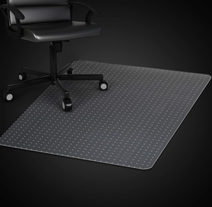 lot 223 image: Azadx Clear Office Chair Mat for Low, Standard and No Pile Carpeted Floors