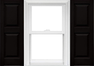 lot 226 image: 2PCS Mid America Raised Panel Vinyl Shutters