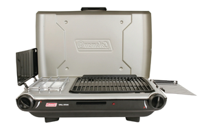 lot 267 image: Coleman Tabletop Propane Gas Camping 2-in-1 GrillStove 2-Burner