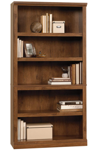 lot 305 image: Sauder Miscellaneous Storage 5 Split BookcaseBook Shelf