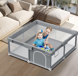lot 375 image: Baby Playpen Baby Play Pen for Babies and Toddlers Safe Anti-Fall Baby Play Yards Indoor & Outdoor