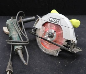 RYOBI SAW  METABO GRINDER