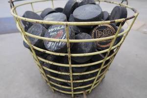 OVER 40 LBS HOCKEY PUCKS