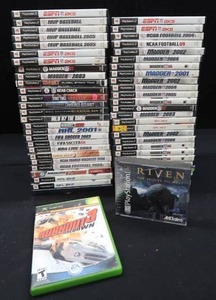 PLAYSTATION 2 GAMES (LARGE LOT)  PLAYSTATION  X BOX