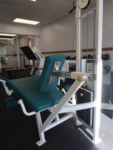 CYBEX LEG EXTENSION W  WEIGHTS