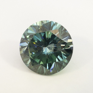 BLUE MOISSANITE - 5.19ct. Round brilliant cut