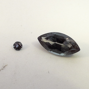 CREATED ALEXANDRITE - 0.46ct. Marquise brilliant cut & round
