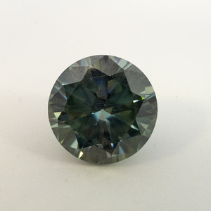 BLUE MOISSANITE - 3.52ct. Round brilliant cut