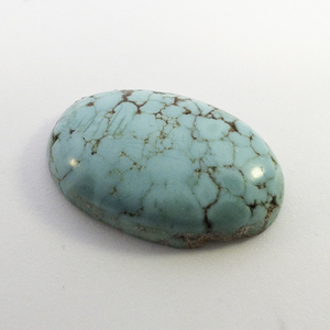 TURQUOISE - 3.08ct. Oval cabachon cut