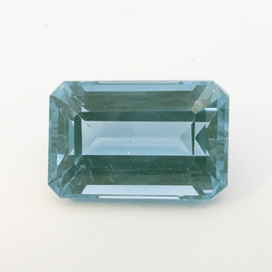 CREATED BLUE SPINEL - 10.73ct. Emerald cut