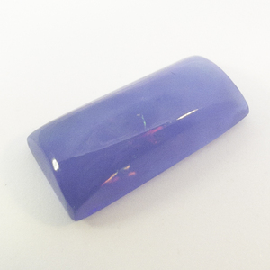 ETHIOPIAN OPAL (DYED BLUE) - 3.28ct. Rectangular Cabachon cut