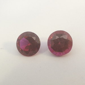 LAB GROWN RUBY - 2.44 twct. Round brilliant cut