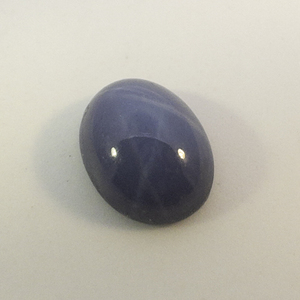 LAB GROWN STAR SAPPHIRE  - 1.58ct. Oval cabochon cut