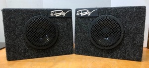 lot 213 image: Nice Condition THE BOX Auto Speakers  Subwoofers