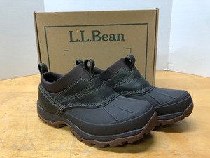 lot 231 image: Brand New LL BEAN Mens Storm Chaser Slip-On Shoes - Size 11M