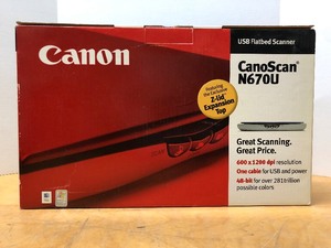 lot 249 image: Brand New CANON CanoScan Scanner Model N670U