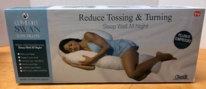 lot 251 image: Brand New Comfort Swan Body Pillow