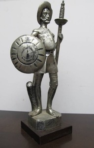 lot 114 image: Vintage Metal  Italian Statue of Don Quixote