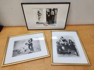 lot 189 image: Framed Original Vintage Movie Still Photos from the Film Faster, Pussycat Kill Kill