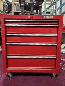 lot 196 image: CRAFTSMAN Rolling Tool Chest wTools