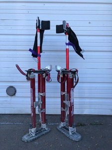 lot 287 image: Quality MetalTech Buildman Aluminum Adjustable Height Stilts