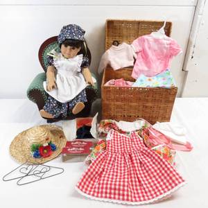 lot 5 image: American Girl Doll with Clothing and Accessories