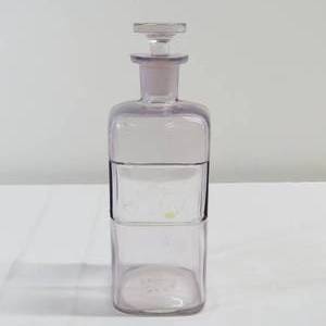 lot 13 image: Light Lavendar Apothecary Bottle - WT & Co.