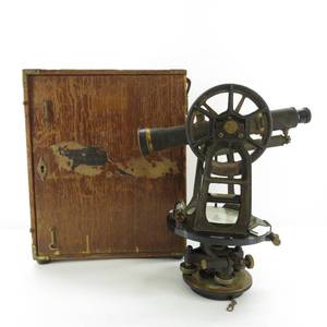 lot 61 image: Vintage Keuffel & Esser Co. Survey Transit and Box