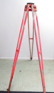 lot 62 image: D W Co. 3 12 x 8 Survey Transit Legs ONLY