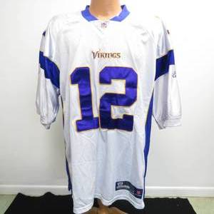 lot 82 image: MN Vikings Harvin #12 Jersey - Reebok Size 54