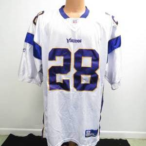 lot 83 image: MN Vikings Peterson #28 Jersey Reebok Size 54