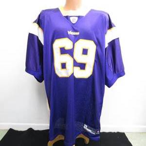 lot 84 image: MN Vikings Jersey Allen #69 Reebok Size 56