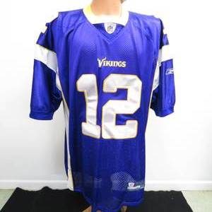 lot 85 image: MN Vikings Jersey Harvin #12 NWT - Reebok Size 54