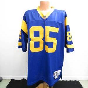 lot 89 image: Jack Youngblood Los Angeles Rams #85 Jersey Reebok Throwbacks 2XL