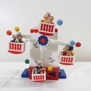 lot 108 image: Small Schmid Musical and Moving Ferris Wheel