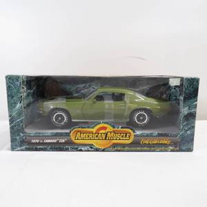 lot 137 image: Ertl Collectibles 118 American Muscle 1970 12 Camaro Z28 Green